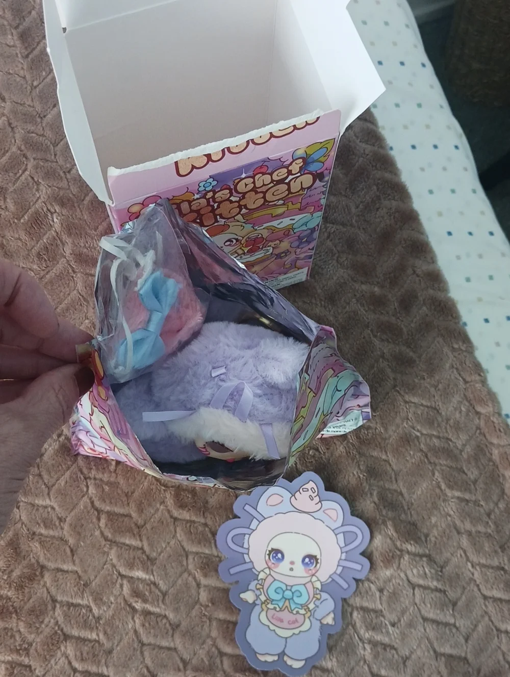Cute Playset - Lavender, Blind Box Lililas Chef Kitchen. Taro Pastry